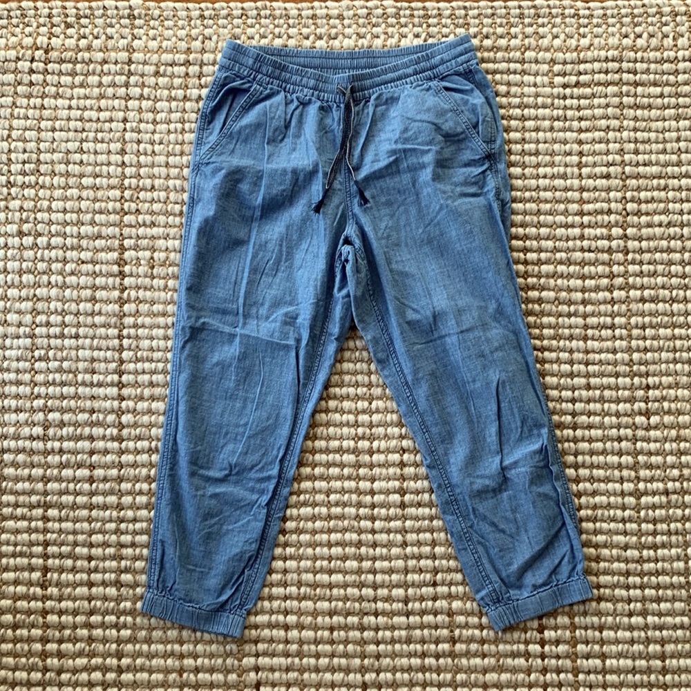 J. Crew chambray joggers